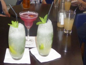 Social Group Cocktails Mojitos